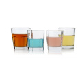 clear round whisky glass cup